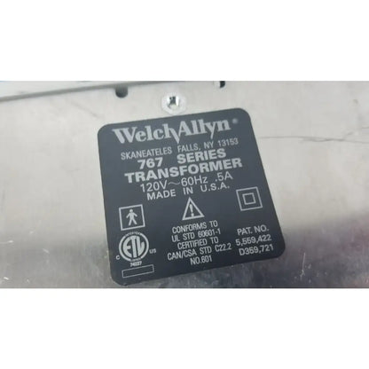 Welch Allyn 767 Series Wall Transformer With Otoscope & Ophthalmoscope Heads Wall Transformer Diagnostic System, as-is (for parts) product photo 20