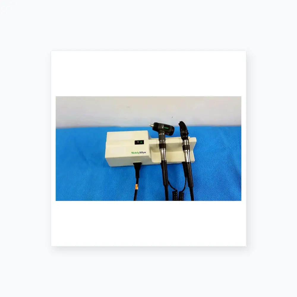 Welch Allyn 767 Series Wall Transformer With Otoscope & Ophthalmoscope Heads Wall Transformer Diagnostic System, as-is (for parts) product photo 1