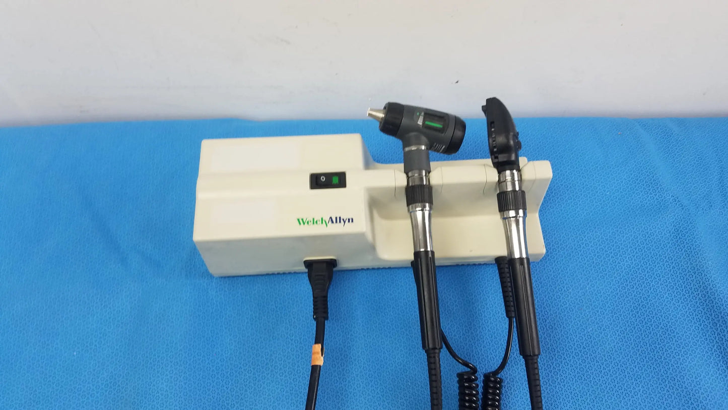 Welch Allyn 767 Series Wall Transformer With Otoscope & Ophthalmoscope Heads Wall Transformer Diagnostic System, as-is (for parts) product photo 1