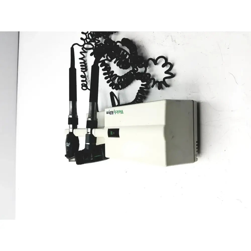 Welch Allyn 767 Series Wall Transformer With Otoscope & Ophthalmoscope Head Diagnostic Wall Transformer Set, second-hand product photo 2