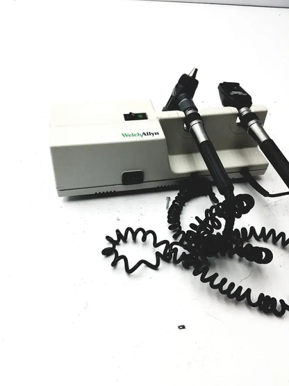 Welch Allyn 767 Series Wall Transformer With Otoscope & Ophthalmoscope Head Diagnostic Wall Transformer Set, second-hand product photo 1