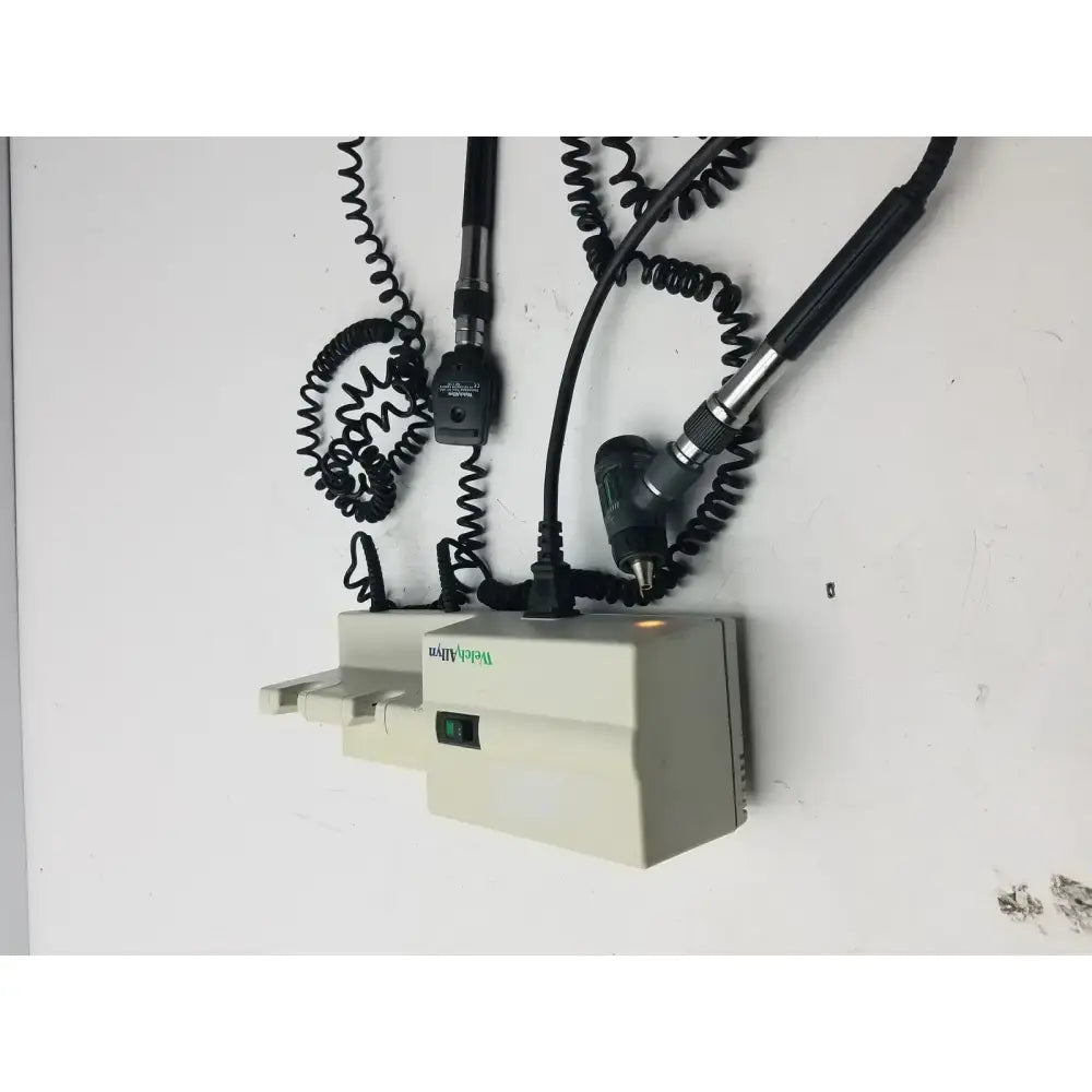 Welch Allyn 767 Series Wall Transformer With Otoscope & Ophthalmoscope Head Diagnostic Wall Transformer Set, second-hand product photo 5
