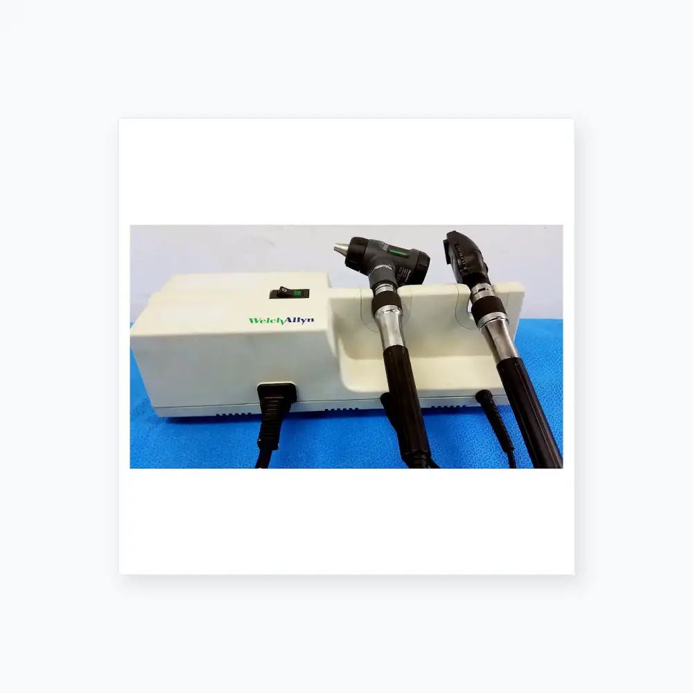 Welch Allyn 767 Series Wall Transformer With Otoscope & Ophthalmoscope Heads Wall Transformer Diagnostic System, as-is (for parts) product photo 2
