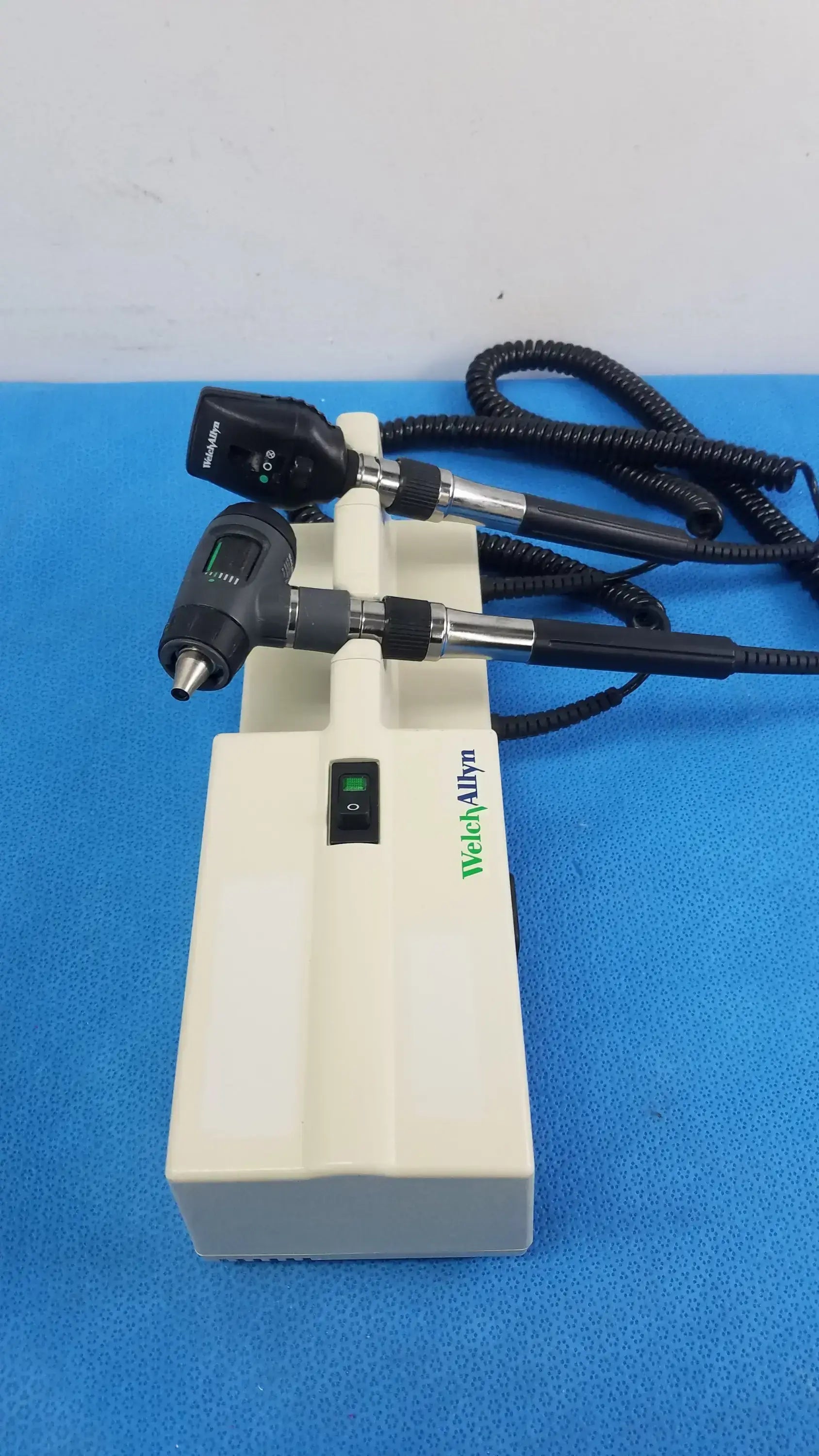 Welch Allyn 767 Series Wall Transformer With Otoscope & Ophthalmoscope Heads Wall Transformer Diagnostic System, as-is (for parts) product photo 16