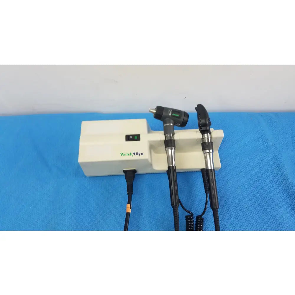 Welch Allyn 767 Series Wall Transformer With Otoscope & Ophthalmoscope Heads Wall Transformer Diagnostic System, as-is (for parts) product photo 1