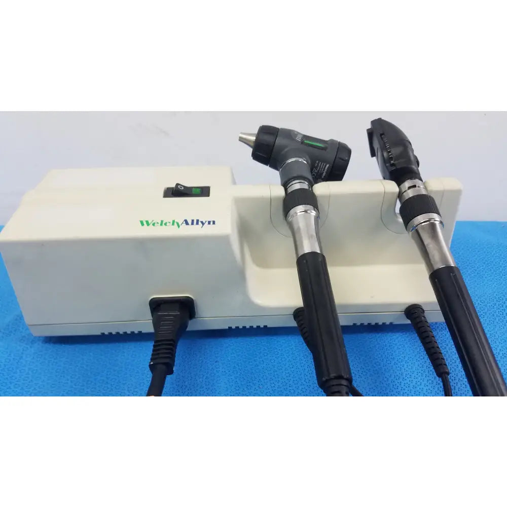 Welch Allyn 767 Series Wall Transformer With Otoscope & Ophthalmoscope Heads Wall Transformer Diagnostic System, as-is (for parts) product photo 2
