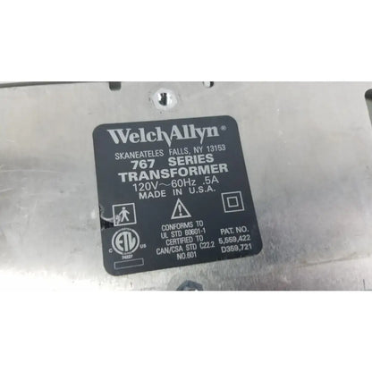 Welch Allyn 767 Series Wall Trasnformer Wall Transformer, as-is (for parts) product photo 5