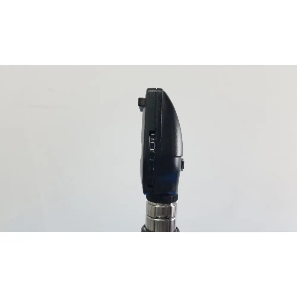 Black plastic otoscope with metallic silver joint for welch allyn wall transformer medical reuse use