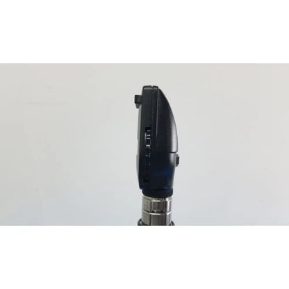 Black plastic otoscope with metallic silver joint for welch allyn wall transformer medical reuse use
