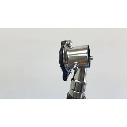 Silver metallic otoscope with black rubberized grip and adjustable headpiece for welch allyn wall transformer coaxial ophthalmoscope