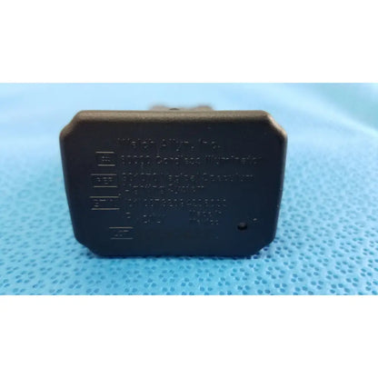 Black plastic welch allyn 10075 bedside illuminator with embossed labeling and rounded corners in kleenspec cordless led system