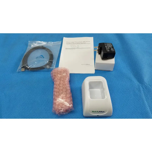 White plastic welch allyn 900 series cordless led illumination system charger base for kleenspec cordless led use