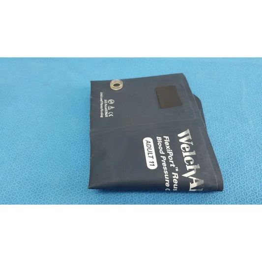 Black velcavail flexiport reusable blood pressure cuff for adults made of durable rubber by Welch Allyn Adult 11