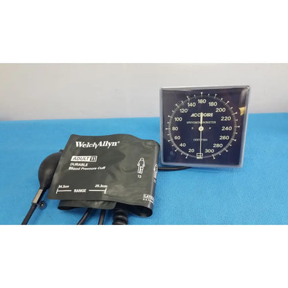 Reuse Medical Welch Allyn Adult 11 Blood Presure Cuff & AccuCare Wall Mounted Sphygmomanometer Blood Pressure Cuffs & Hoses, second-hand product photo 1