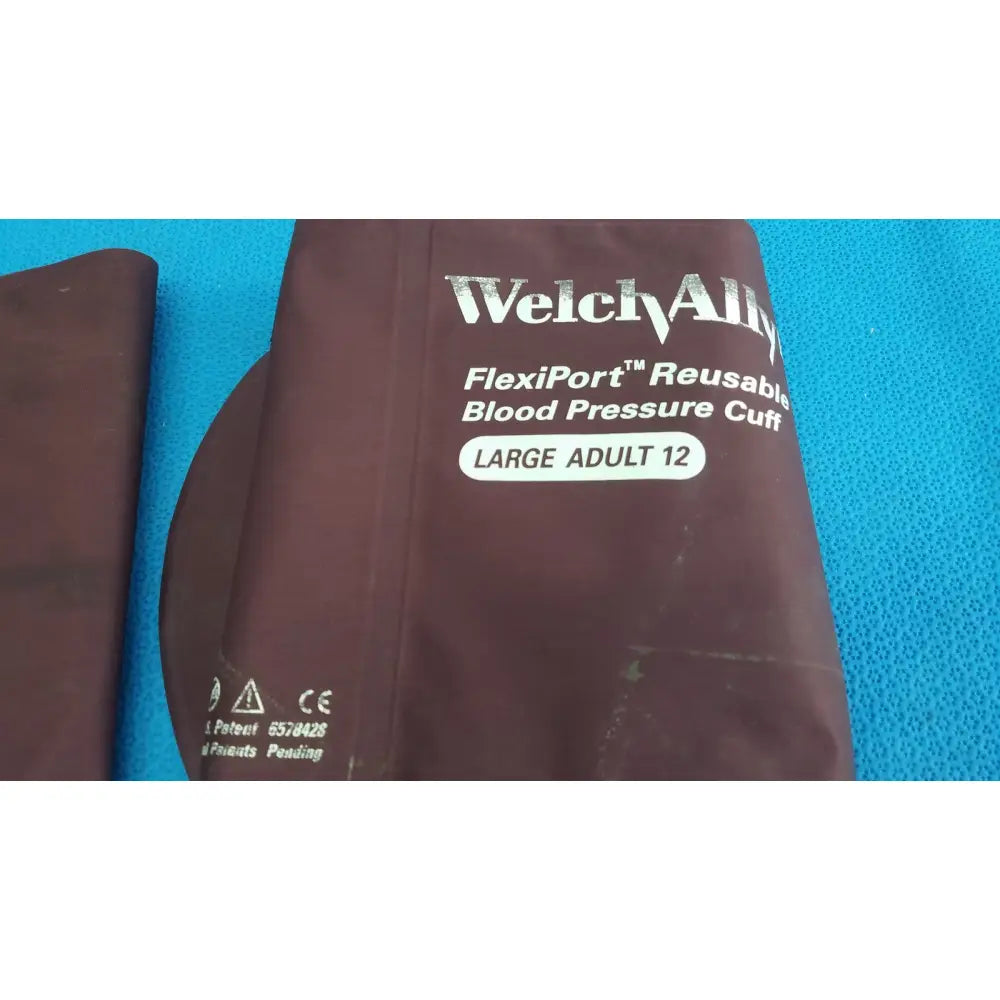 Brown welch allyn blood pressure cuff large adult 12 flexible reusable cuff for accurate blood pressure measurement