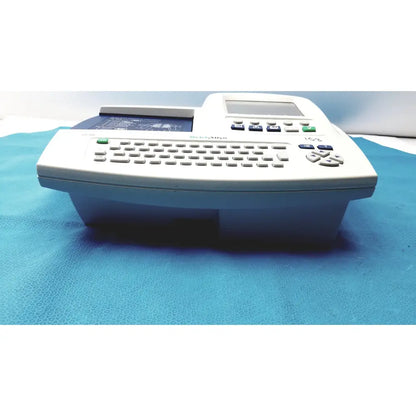 White plastic label printer with screen and keypad for welch allyn cp200 ekg ecg monitor use case