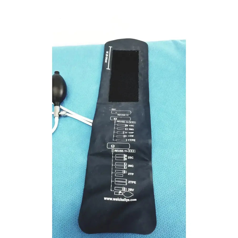 Welch Allyn FlexiPort Adult 11 Blood Pressure Cuff - 25cm 35cm w/ Inflation Bulb Blood Pressure Cuff, second-hand product photo 11