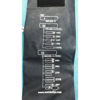 Welch Allyn FlexiPort Adult 11 Blood Pressure Cuff - 25cm 35cm w/ Inflation Bulb Blood Pressure Cuff, second-hand product photo 12