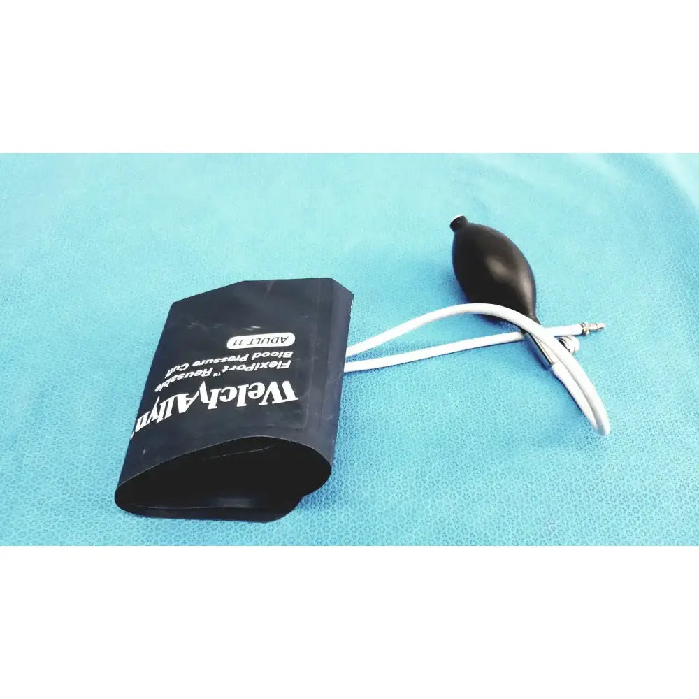 Welch Allyn FlexiPort Adult 11 Blood Pressure Cuff - 25cm 35cm w/ Inflation Bulb Blood Pressure Cuff, second-hand product photo 5