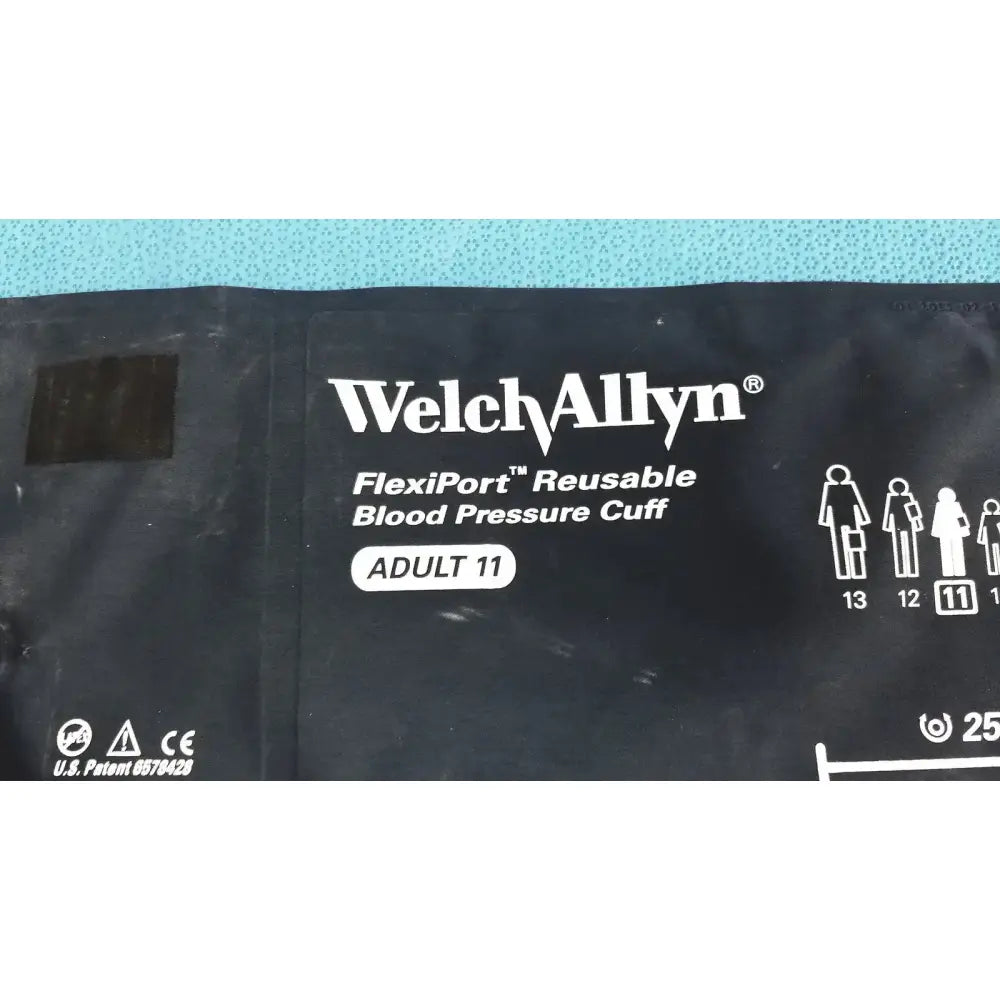 Welch Allyn FlexiPort Adult 11 Blood Pressure Cuff - 25cm 35cm w/ Inflation Bulb Blood Pressure Cuff, second-hand product photo 8