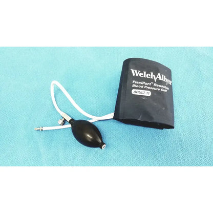 Welch Allyn FlexiPort Adult 11 Blood Pressure Cuff - 25cm 35cm w/ Inflation Bulb Blood Pressure Cuff, second-hand product photo 1