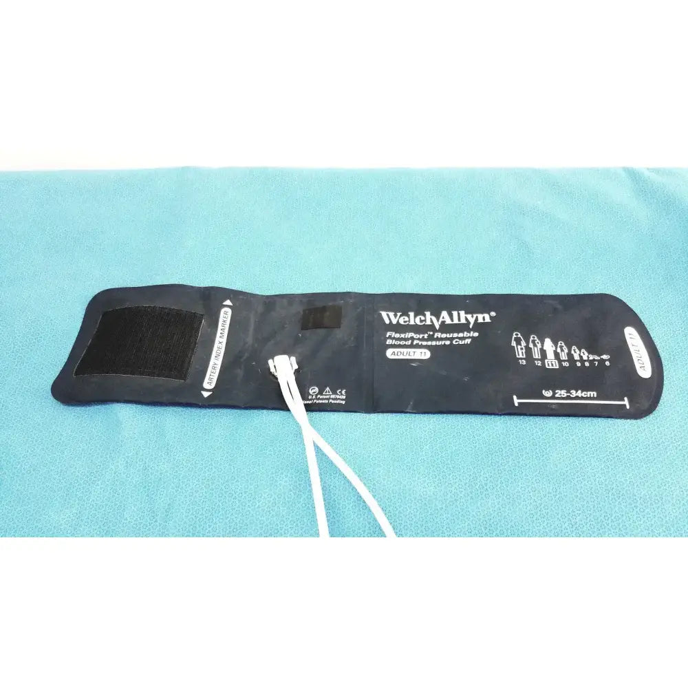 Welch Allyn FlexiPort Adult 11 Blood Pressure Cuff - 25cm 35cm w/ Inflation Bulb Blood Pressure Cuff, second-hand product photo 6