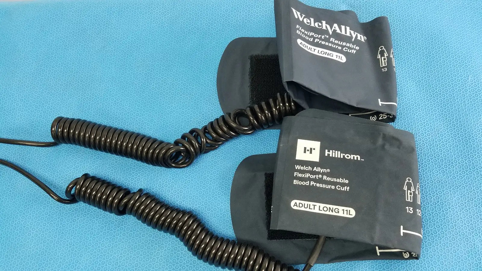 Reuse Medical Welch Allyn FlexiPort Blood Pressure Cuff Adult Long 11L Blood Pressure Cuffs & Hoses, second-hand product photo 1