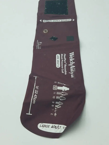 Welch Allyn FlexiPort Reusable Blood Pressure Cuff Large Adult 12 Reusable Blood Pressure Cuff, second-hand product photo 2