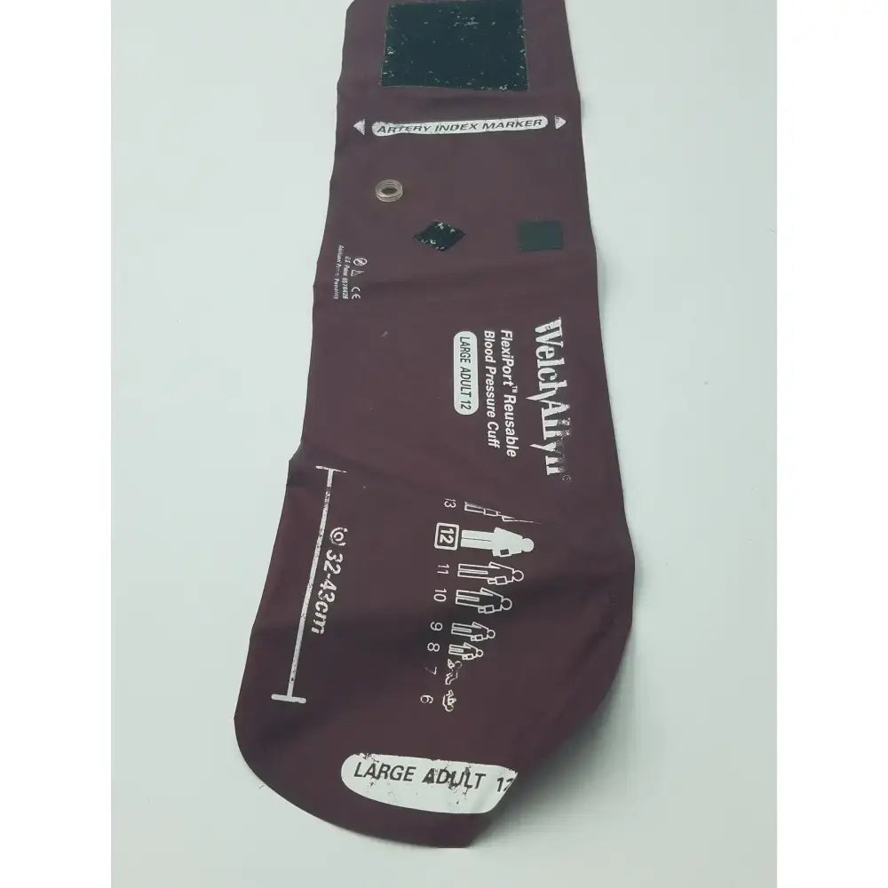 Welch Allyn FlexiPort Reusable Blood Pressure Cuff Large Adult 12 Reusable Blood Pressure Cuff, second-hand product photo 2