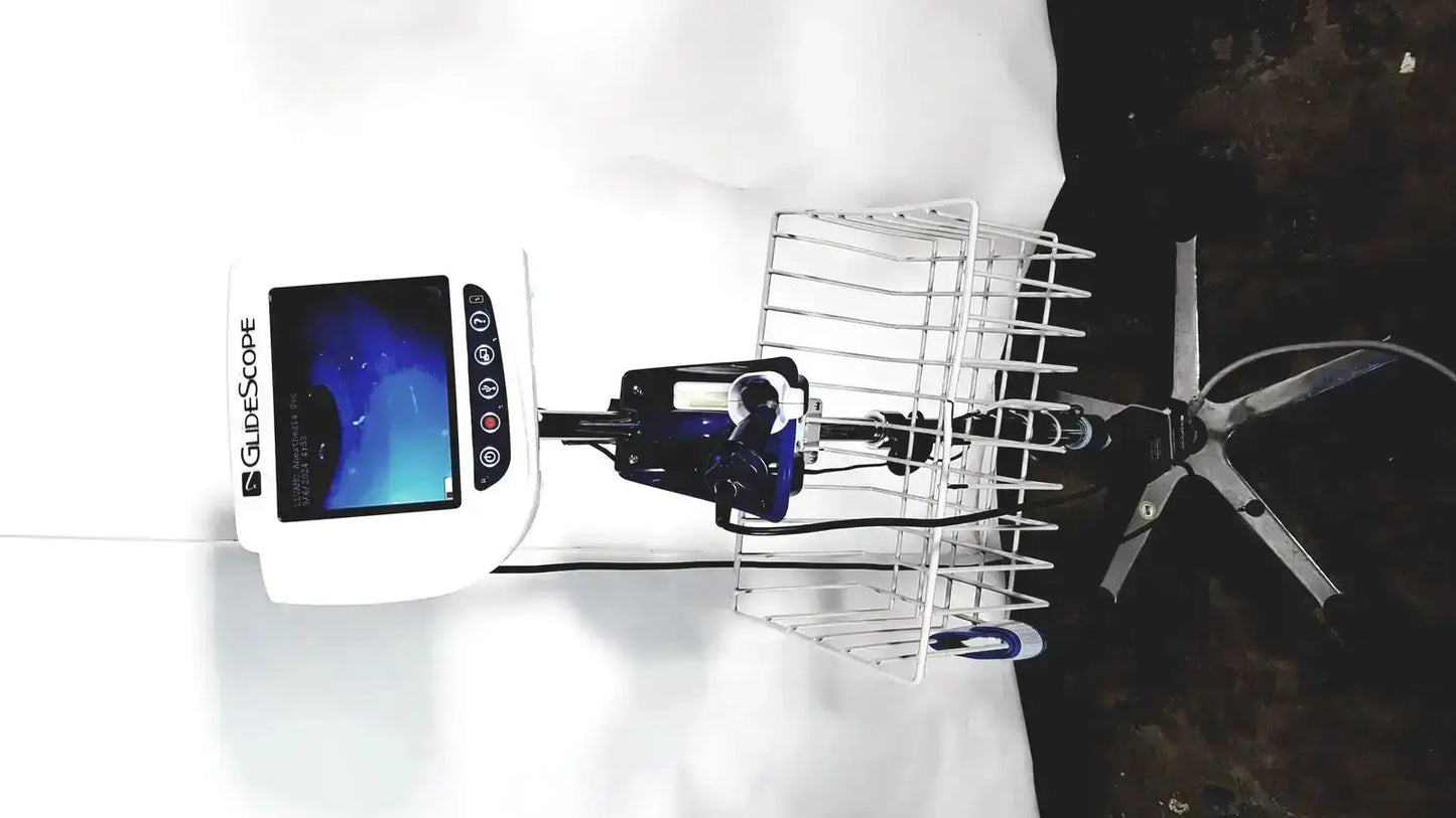 Welch Allyn GlideScope Cobalt AVL Monitor 0570-0304 With Cart and Stand Video Laryngoscope Monitor, second-hand product photo 1