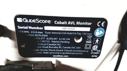 Welch Allyn GlideScope Cobalt AVL Monitor 0570-0304 With Cart and Stand Video Laryngoscope Monitor, second-hand product photo 14