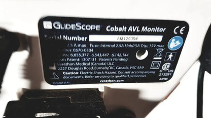Welch Allyn GlideScope Cobalt AVL Monitor 0570-0304 With Cart and Stand Video Laryngoscope Monitor, second-hand product photo 7
