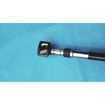 Welch allyn wall transformer with black and silver otoscope featuring a textured grip handle for reuse medical use