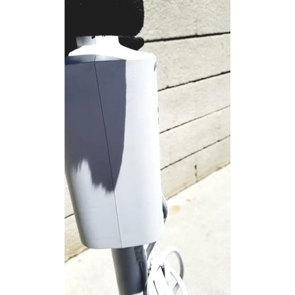 White cylindrical welch allyn gs exam light iv with matte finish and black top for reuse medical applications