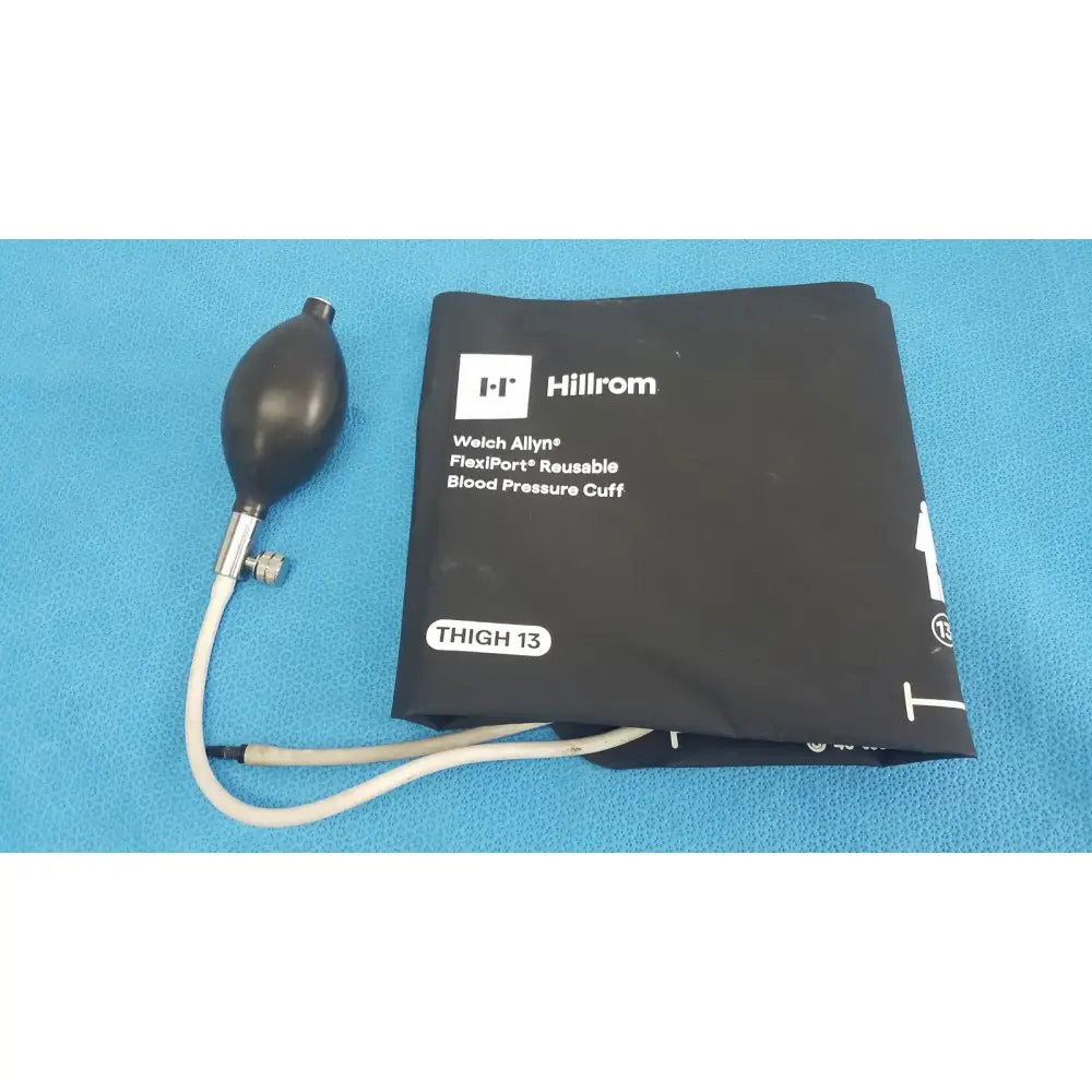 Reuse Medical Welch Allyn Hillrom Blood Pressure Cuff Thigh 13 (40-55cm) with Inflation Bulb Blood Pressure Cuffs & Hoses, second-hand product photo 1