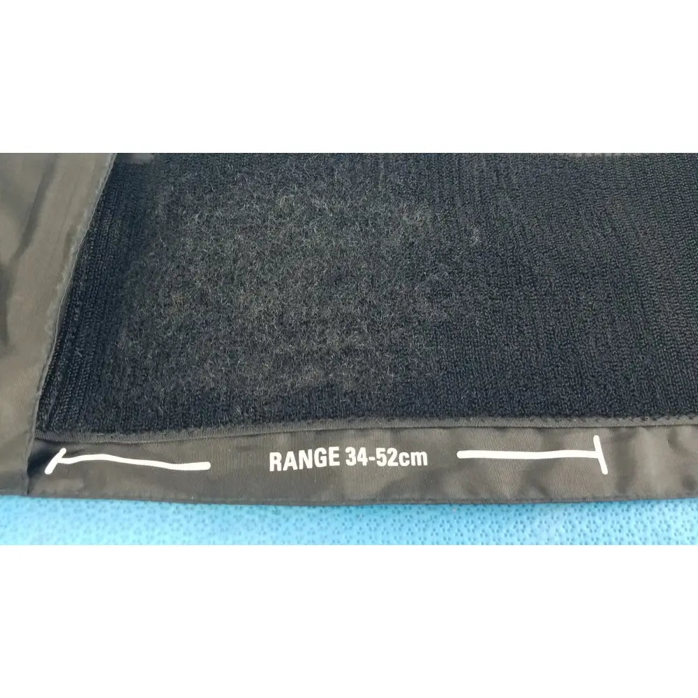 Black textured fabric large adult blood pressure cuff with printed range indicator for welch allyn large use