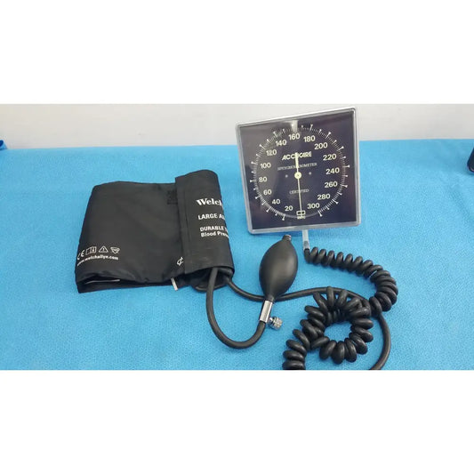 Reuse Medical Welch Allyn Large Adult Blood Presure Cuff, AccuCare Wall Mount Sphygmomanometer Blood Pressure Cuffs & Hoses, second-hand product photo 1