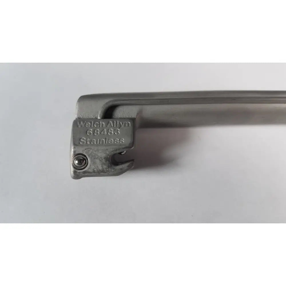 Welch Allyn Miller 3 stainless steel laryngoscope blade with engraved welch allyn 68483 stainless marking visible