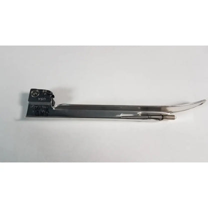 Stainless steel welch allyn miller laryngoscope blade size 3 with curved blade and usa marked handle