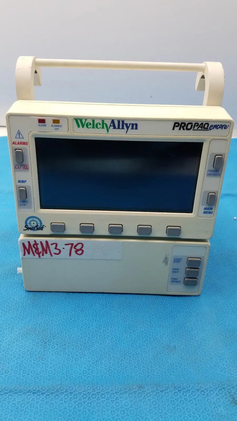 Reuse Medical Welch Allyn Propaq Encore 206 EL Monitor 007-0112-01 Option 227 Other Medical & Lab Equipment, as-is (for parts) product photo 1