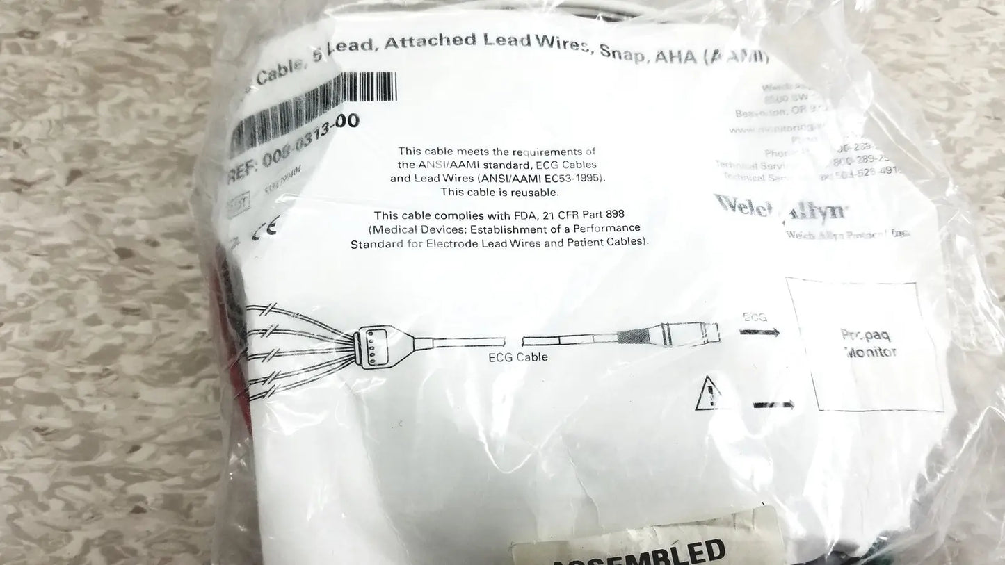 Welch Allyn PROPAQ Encore 206 EMPSC Vital Signs Patient Monitor Kit Patient Monitor, second-hand product photo 18