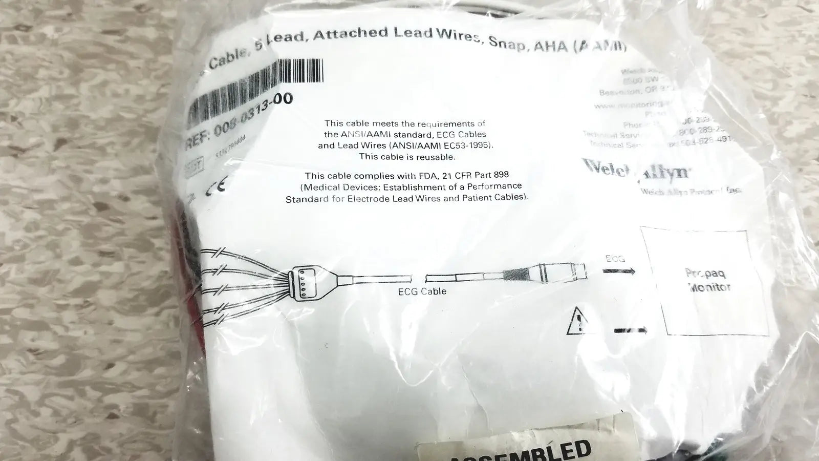 Welch Allyn PROPAQ Encore 206 EMPSC Vital Signs Patient Monitor Kit Patient Monitor, second-hand product photo 18