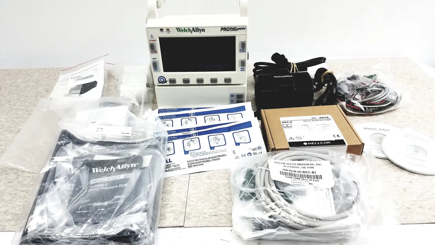 Welch Allyn PROPAQ Encore 206 EMPSC Vital Signs Patient Monitor Kit Patient Monitor, second-hand product photo 1
