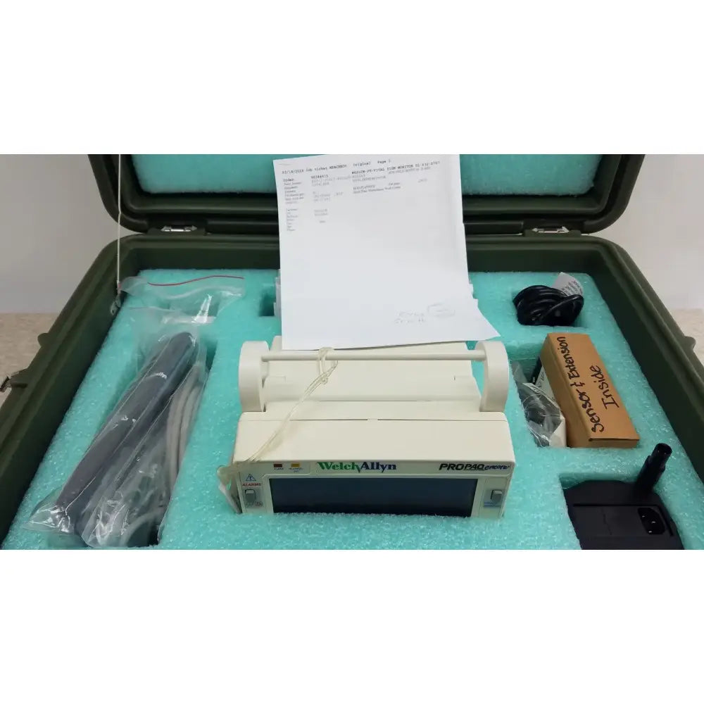 Welch Allyn PROPAQ Encore 206 EMPSC Vital Signs Patient Monitor Kit Patient Monitor, second-hand product photo 10