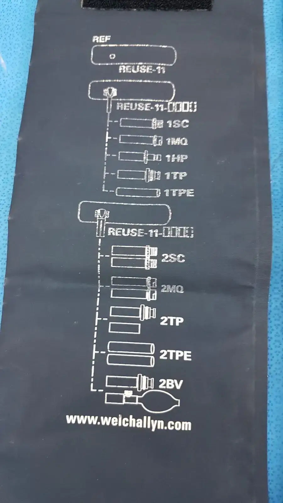 Welch Allyn REUSE-11 FlexiPort Blood Pressure Cuff 25–34cm Thigh- lot of 2 Blood Pressure Cuff, second-hand product photo 6