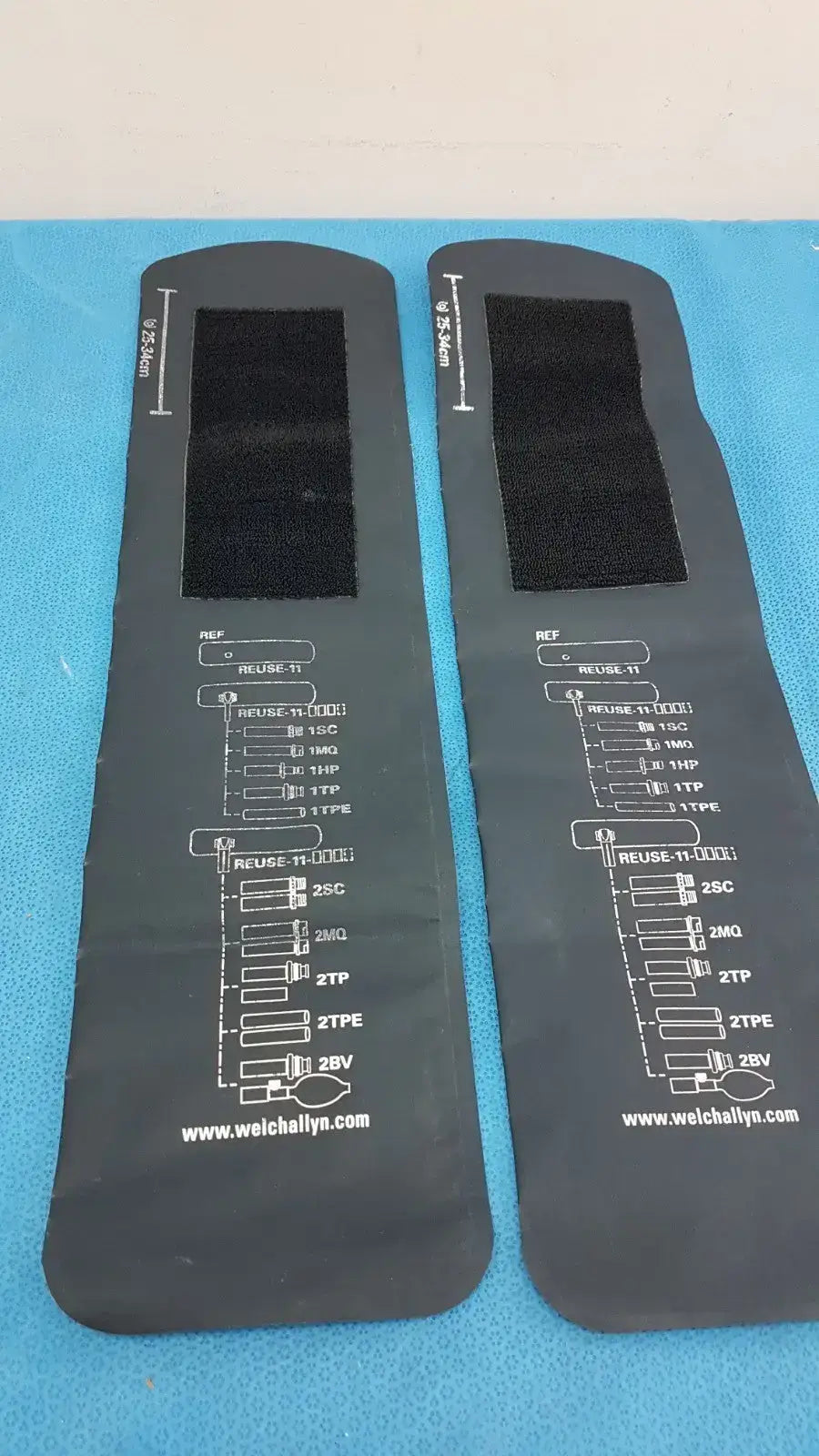 Welch Allyn REUSE-11 FlexiPort Blood Pressure Cuff 25–34cm Thigh- lot of 2 Blood Pressure Cuff, second-hand product photo 4