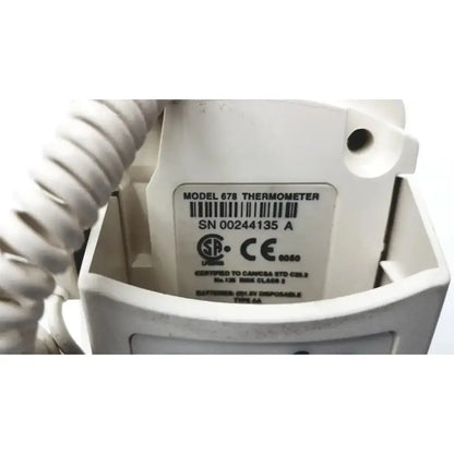 Welch Allyn SureTemp 678 Thermometer With Probe Clinical Thermometer, second-hand product photo 7