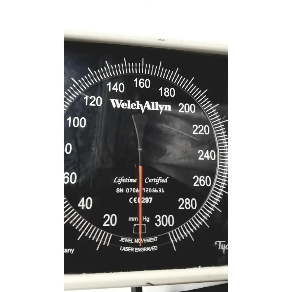 Welch Allyn Tycos Jewel Movement Laser Engraved BP Monitor and Cuff Blood Pressure Monitor, second-hand product photo 7