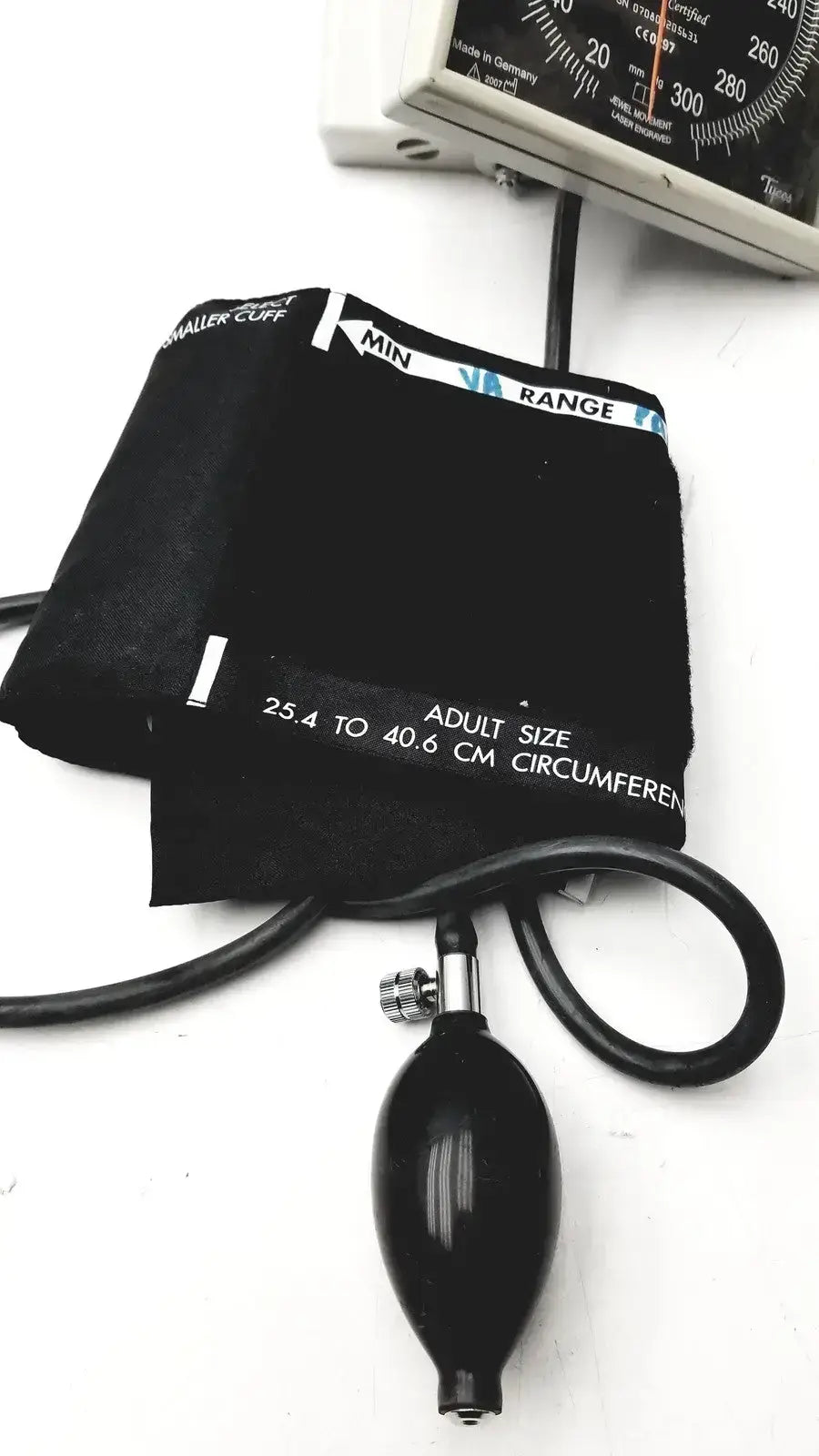 Welch Allyn Tycos Jewel Movement Laser Engraved BP Monitor and Cuff Blood Pressure Monitor, second-hand product photo 9