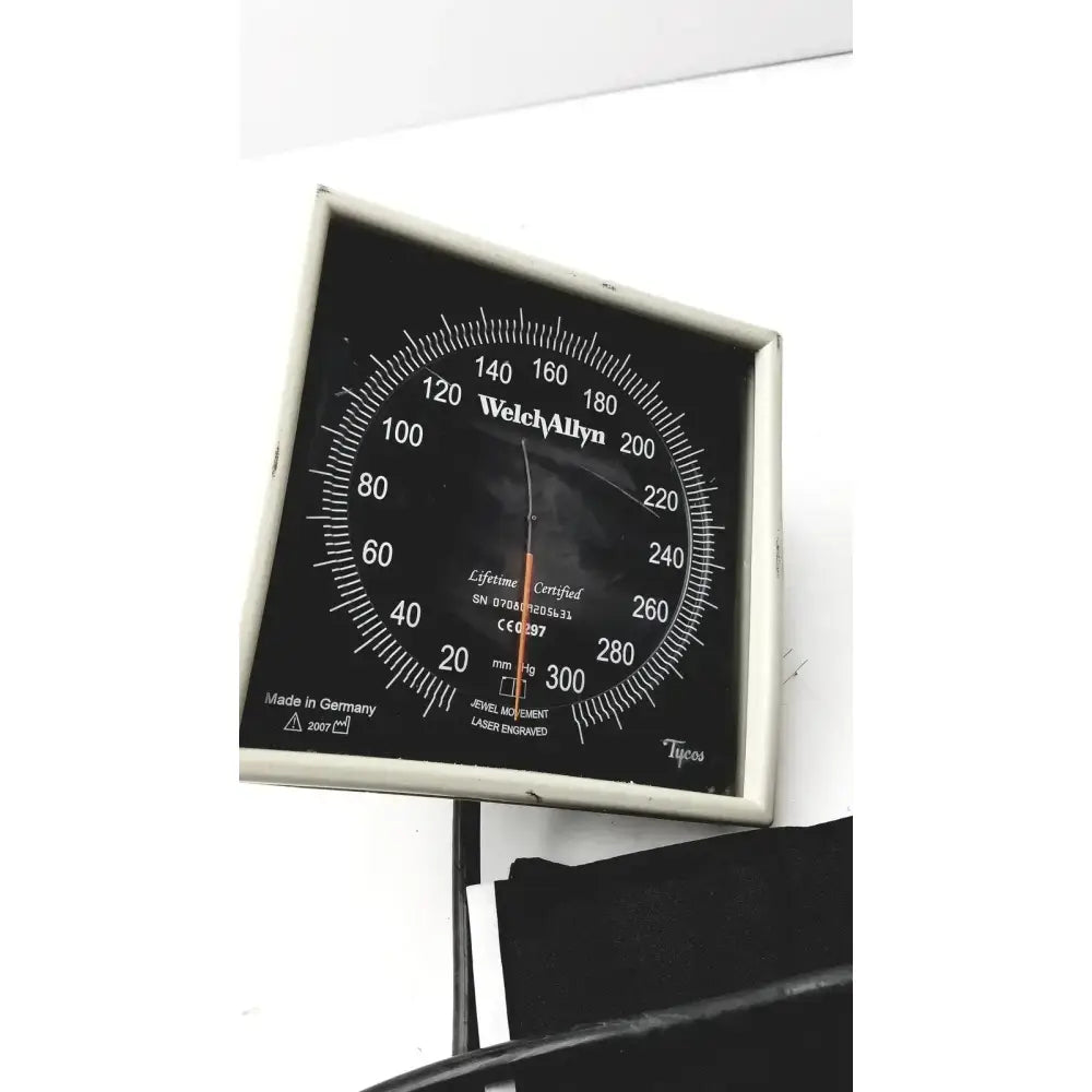 Welch Allyn Tycos Jewel Movement Laser Engraved BP Monitor and Cuff Blood Pressure Monitor, second-hand product photo 4